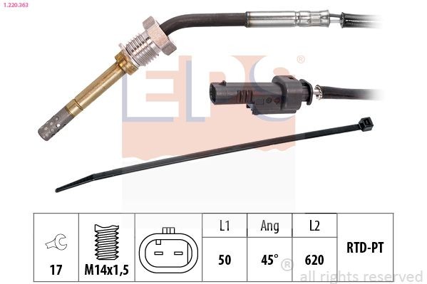 EPS Sensor, uitlaatgastemperatuur 1.220.363 EPS EGT sensor 1.220.363