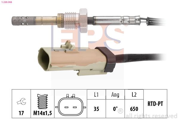 EPS Andur, heitgaasitemperatuur 1.220.368 1.220.368 EPS Heitgaasi temperatuuri andur Mitsubishi odav