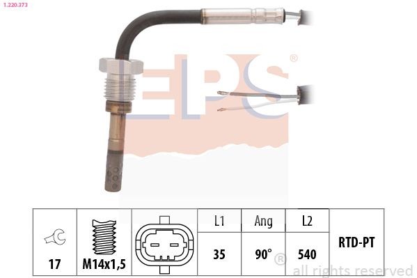 EPS Pakokaasun lämpötila-anturi 1.220.373 1.220.373 EPS Tunnistin pakokaasulämpötila Hyundai SONATA hinta