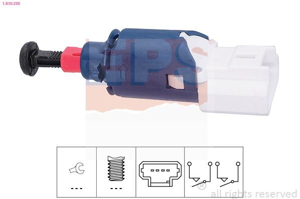 EPS Kontakt, koblingsbetjening (fartpilot) 1.810.290 1.810.290 Kontakt koblingsbetjening EPS VOLVO S70