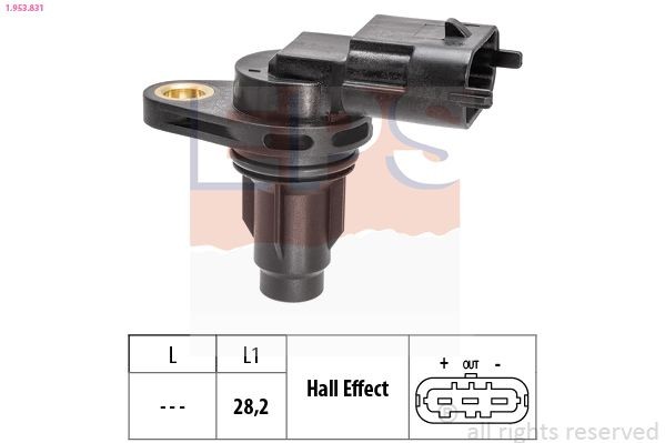 EPS Nokkenassensor 1.953.831 1.953.831 Nokkenaspositiesensor KIA SORENTO EPS