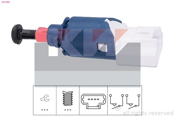 KW Innesto, Comando disinnesto frizione 510 290 510 290 KW Interruttore frizione ALFA ROMEO prezzo