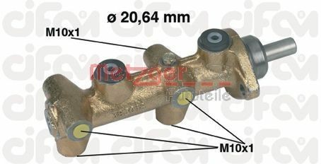 METZGER Brake master cylinder 202-040 Volkswagen 32B Brake master cylinder 202-040 METZGER