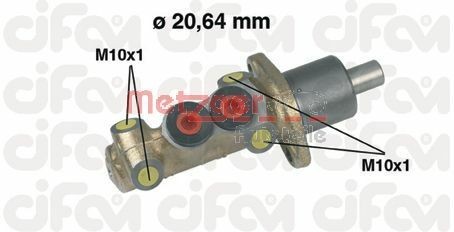METZGER Brake master cylinder 202-059 METZGER 202-059 RENAULT 19 II Convertible brake master cylinder replacement