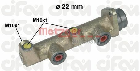 METZGER Hoofdremcilinder 202-134 Hoofdremcilinder METZGER 306 202-134 goedkoop