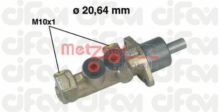 METZGER Κεντρική αντλία φρένων 202-242 Αντλια φρενων METZGER Opel COMBO 202-242