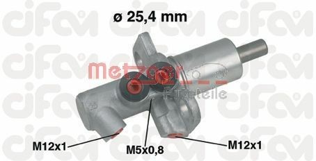 METZGER Maître-cylindre de frein 202-458 METZGER 202-458 Cylindre de frein principal Skoda Superb 3u prix