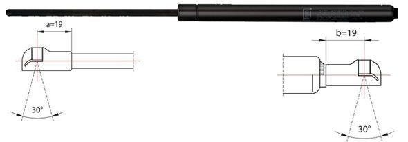 METZGER Tailgate strut 2110048 2110048 METZGER tailgate struts for CITROЁN C8