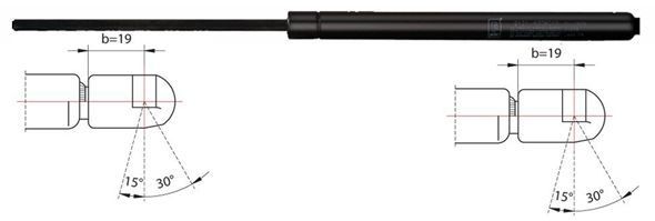 METZGER Tailgate strut 2110052 2110052 METZGER tailgate struts for PEUGEOT 4007