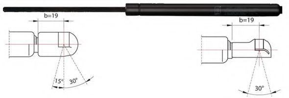 METZGER Αμορτ. αερίου, χώρος αποσκ. / φόρτωσης 2110268 2110268 Αμορτισέρ πορτ μπαγκάζ OPEL CROSSLAND X METZGER