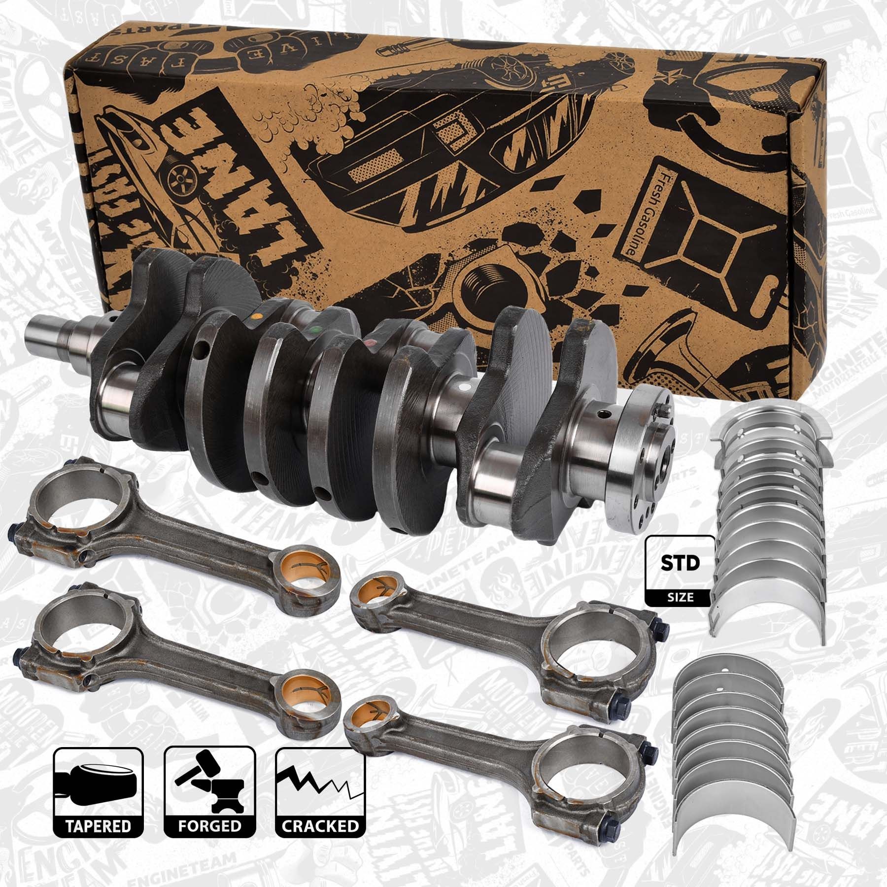 ET ENGINETEAM Crankshaft HK0205VR2 ET ENGINETEAM HK0205VR2 genuine OPEL Astra L Sports Tourer crankshaft price