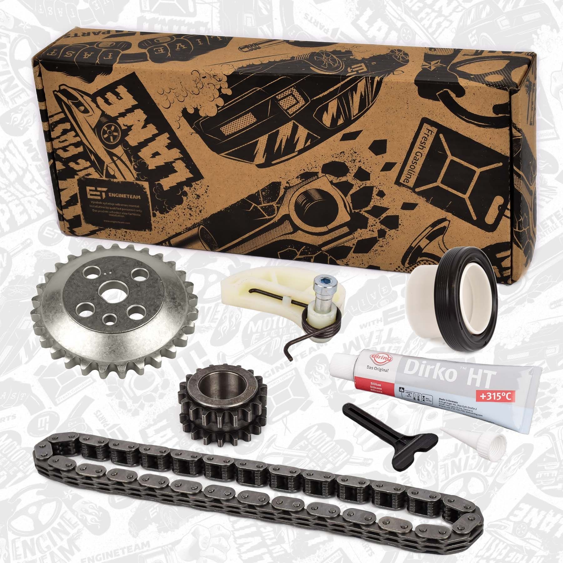 ET ENGINETEAM Chain Set, oil pump drive RS0047VR2 VW PASSAT ET ENGINETEAM drive chain RS0047VR2