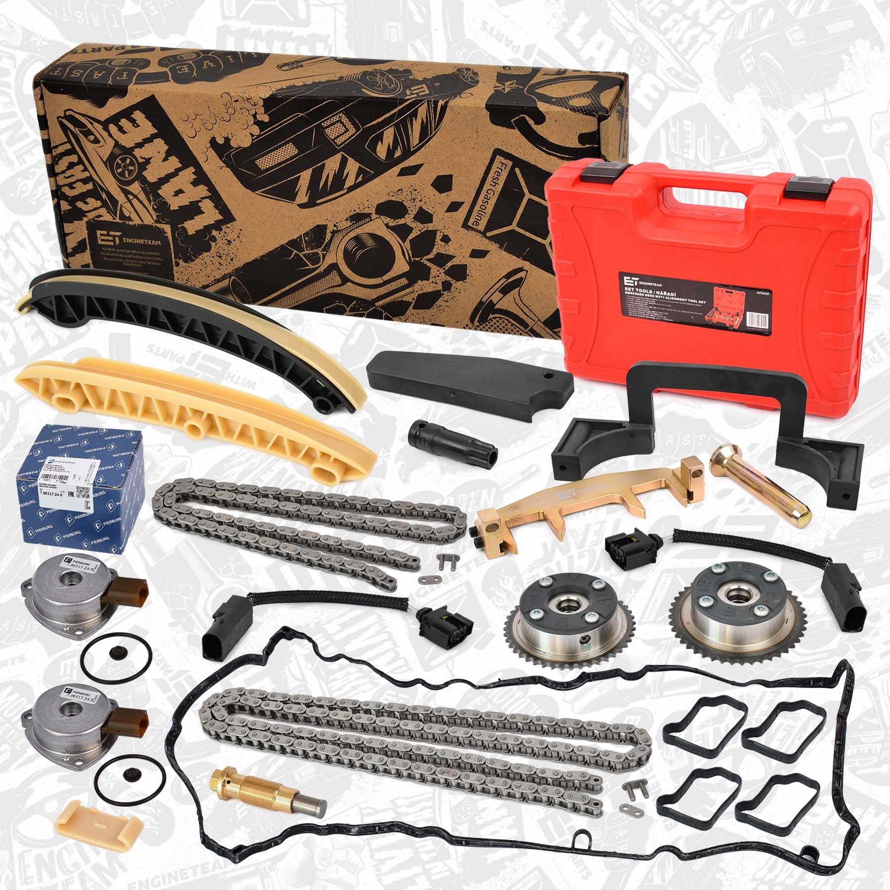 ET ENGINETEAM Kit catena distribuzione RS0108VR2 RS0108VR2 Catena di distribuzione PEUGEOT 208 ET ENGINETEAM costo
