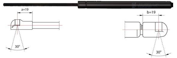 METZGER Pneumatická prużina, Batożinový / nákladný priestor 2110422 Vzpery kufra METZGER Nissan NV250 2110422