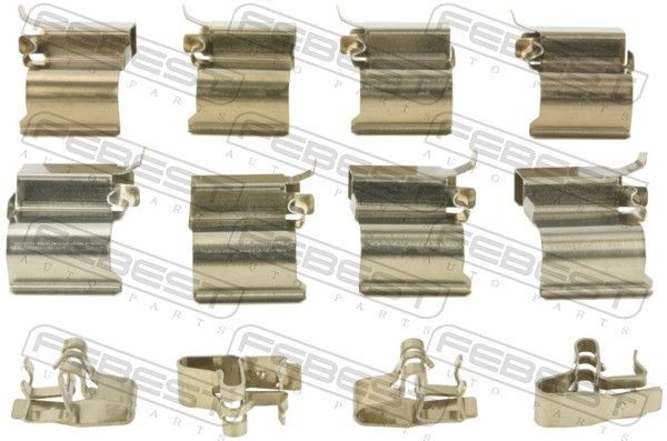 FEBEST Jarrupalojen asennussarja 0103-GDJ150R FEBEST 0103-GDJ150R Land Cruiser 120 tarvikesarja, jarrupala
