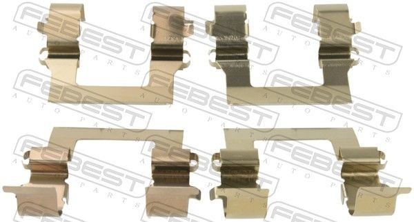 FEBEST Kit d'accessoires, plaquette de frein à disque 0403-CSF FEBEST 0403-CSF Kit d'accessoires, plaquette de frein à disque