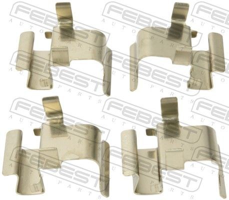 FEBEST Kit d'accessoires, plaquette de frein à disque 0403-CYR BMW X5 Kit d'accessoires, plaquette de frein à disque FEBEST 0403-CYR