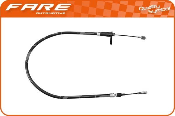 FARE SA Hand brake cable 17489 17489 FARE SA MERCEDES-BENZ emergency brake kit