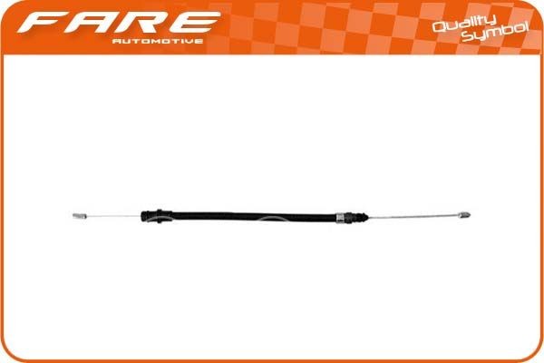 FARE SA Handremkabel 17498 17498 Handremkabel CITROËN BERLINGO FARE SA