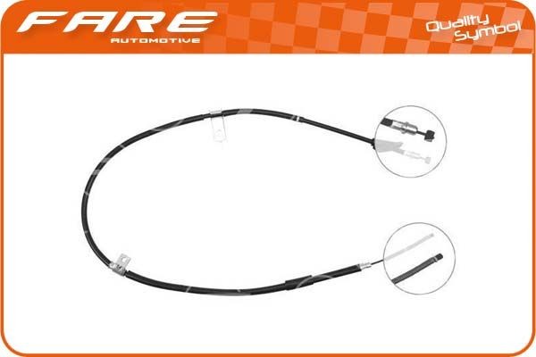 Cavo freno a mano FARE SA 17588 FARE SA 17588 costo Cavo freno a mano Hyundai ATOS 2021