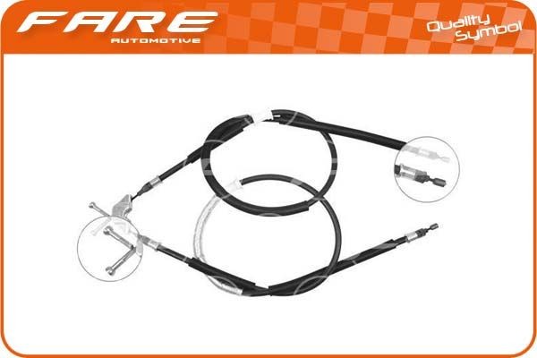FARE SA Cabo de aço, travão de estacionamento 17618 Cabo de aço travão de estacionamento OPEL FARE SA 17618