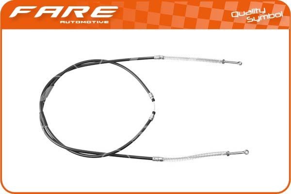 FARE SA Tautrekk, håndbremse 17658 FARE SA 17658 Bremsekabel Fiat Panda 141 pris