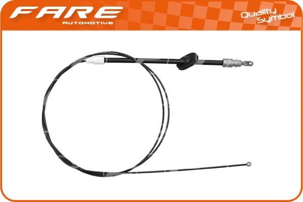 FARE SA Żażné lanko parkovacej brzdy 17966 Parkovacia brzda FARE SA MERCEDES-BENZ 17966