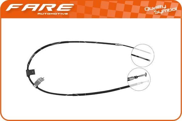 FARE SA Tross, seisupidur 18106 18106 FARE SA Käsijarruvaijeri Fiat odav