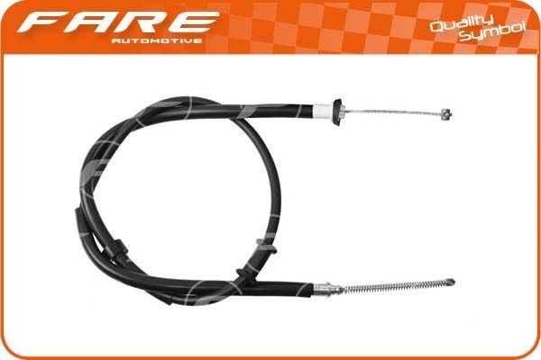 FARE SA Hand brake cable 18118 18118 FARE SA handbrake cable for FIAT 500