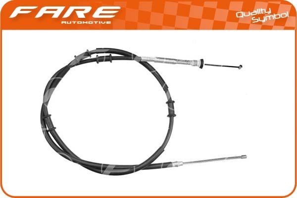 FARE SA Hand brake cable 18132 FIAT 500 FARE SA handbrake cable 18132