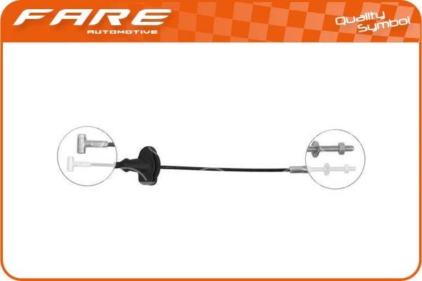 FARE SA Tautrekk, håndbremse 18224 Håndbrekk FARE SA 18224 billige