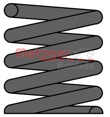 METZGER Coil spring 2240708 METZGER 2240708 Coil spring - Lexus LS UCF10 shock absorption parts
