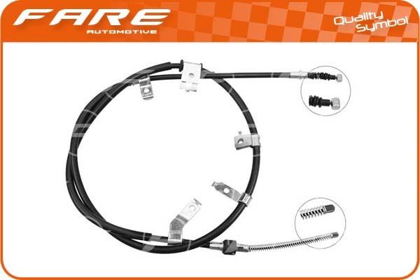 FARE SA Hand brake cable 19379 19379 FARE SA emergency brake kit for MERCEDES-BENZ