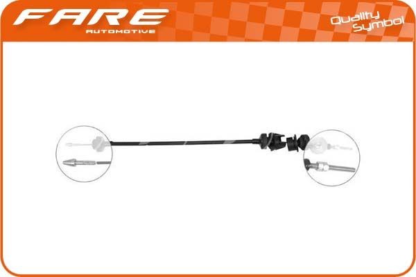 FARE SA Câble d'embrayage 24440 Citroën XSARA Câble d'embrayage FARE SA 24440