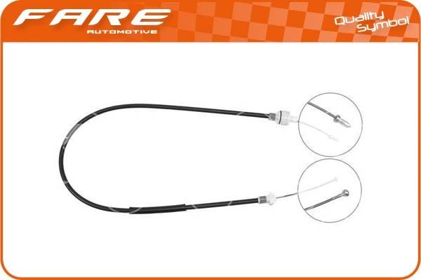 FARE SA Clutchkabel 24597 FARE SA 24597 Koblingskabel Escort Mk3 Stasjonsvogn (AWA) pris