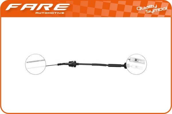 FARE SA Ντίζα, μηχανισμός συμπλέκτη 24663 FARE SA 24663 Ντίζα συμπλέκτη Lancia Dedra 835 γνήσια τιμες