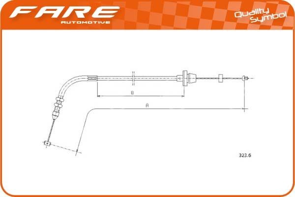 FARE SA Gasvajer 25669 25669 FARE SA gasvajer FIAT DUCATO