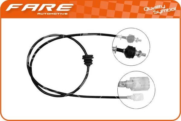 FARE SA Speedometerkabel 27390 FARE SA Speedometeraksel CITROËN 27390