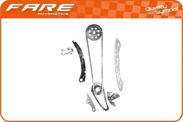 FARE SA Kit de distribuição 28973 Corrente de distribuição FARE SA Skoda SUPERB 28973