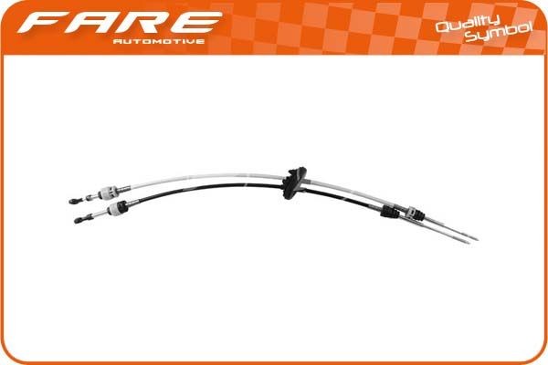 FARE SA Cable, manual transmission 29682 Volkswagen TOURAN FARE SA gear selector cable 29682