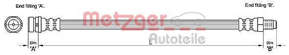 METZGER Pidurivoolik 4110238 METZGER 4110238 Pidurivoolik Ford Focus mk2 Sedaan hind