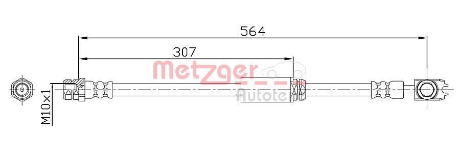 METZGER Remslang 4116203 Remslang METZGER RAPID 4116203 goedkoop