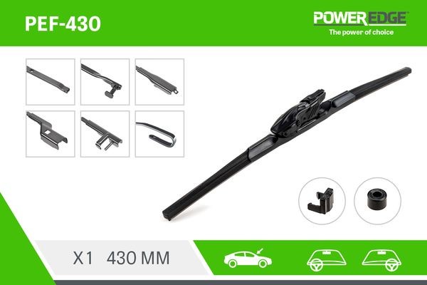 PowerEdge Klaasipuhastaja PEF-430 Pesurikumm PowerEdge COUPE PEF-430 odav