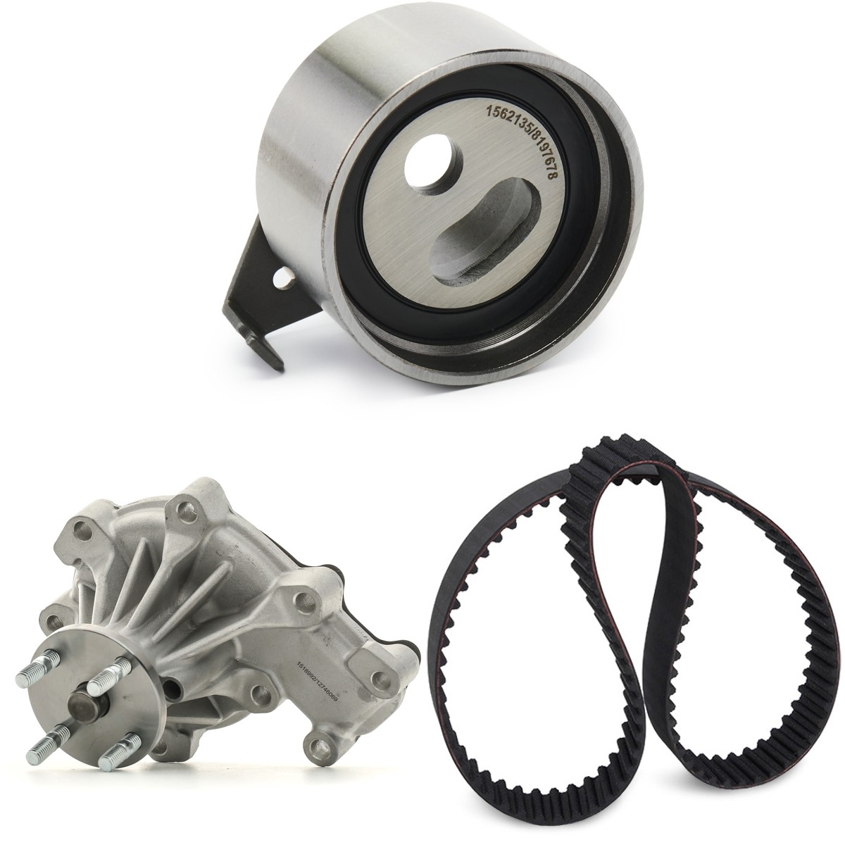 RIDEX Registerreimsett med vannpumpe 3096W0438 3096W0438 Vannpumpe + registerreimsett MAZDA XEDOS RIDEX