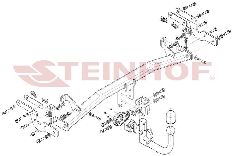 Κοτσαδόρος STEINHOF C-058 STEINHOF C-058 Κοτσαδόρος Citroën C3 2021