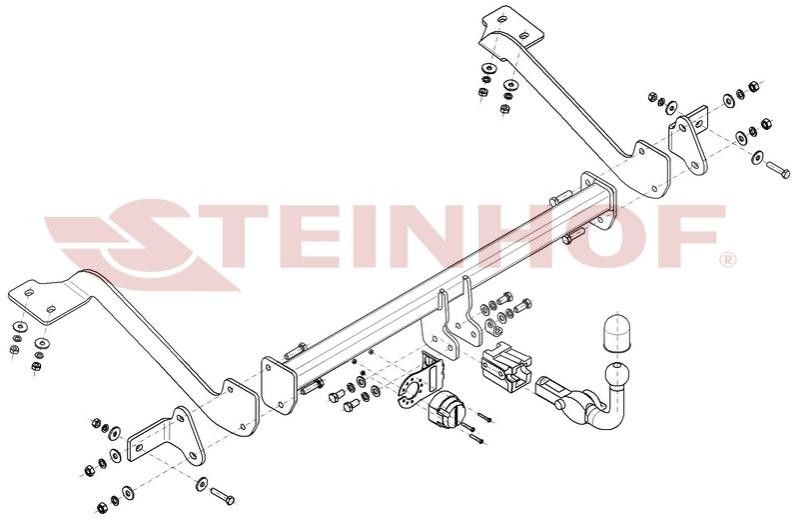 Attelage STEINHOF C-060 STEINHOF C-060 Attache remorque Opel COMBO 2005