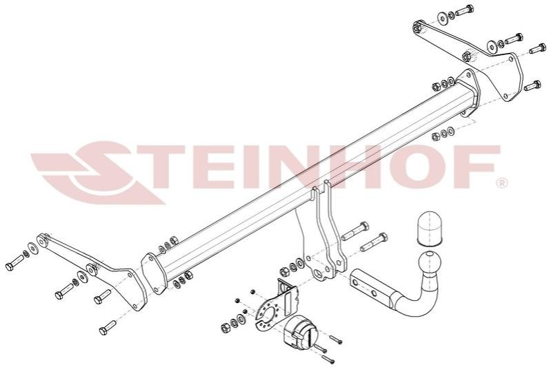 STEINHOF Trekhaak F-215 STEINHOF F-215 Trekhaak Ford Mondeo mk2 Station Wagon prijs
