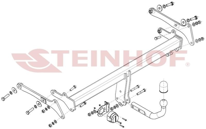 STEINHOF Trekhaak F-313 STEINHOF F-313 Trekhaken Ford Mondeo mk2 Station Wagon prijs