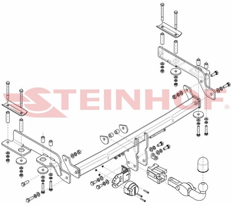 Hengerfeste STEINHOF H-078 STEINHOF H-078: Hengerfeste Honda STREAM 2019