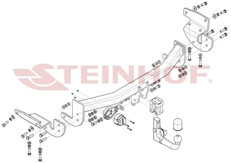 STEINHOF Vetokoukku L-168 Lexus GSC 10 vetokoukku STEINHOF L-168